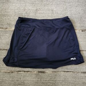 Fila Black Tennis Skort